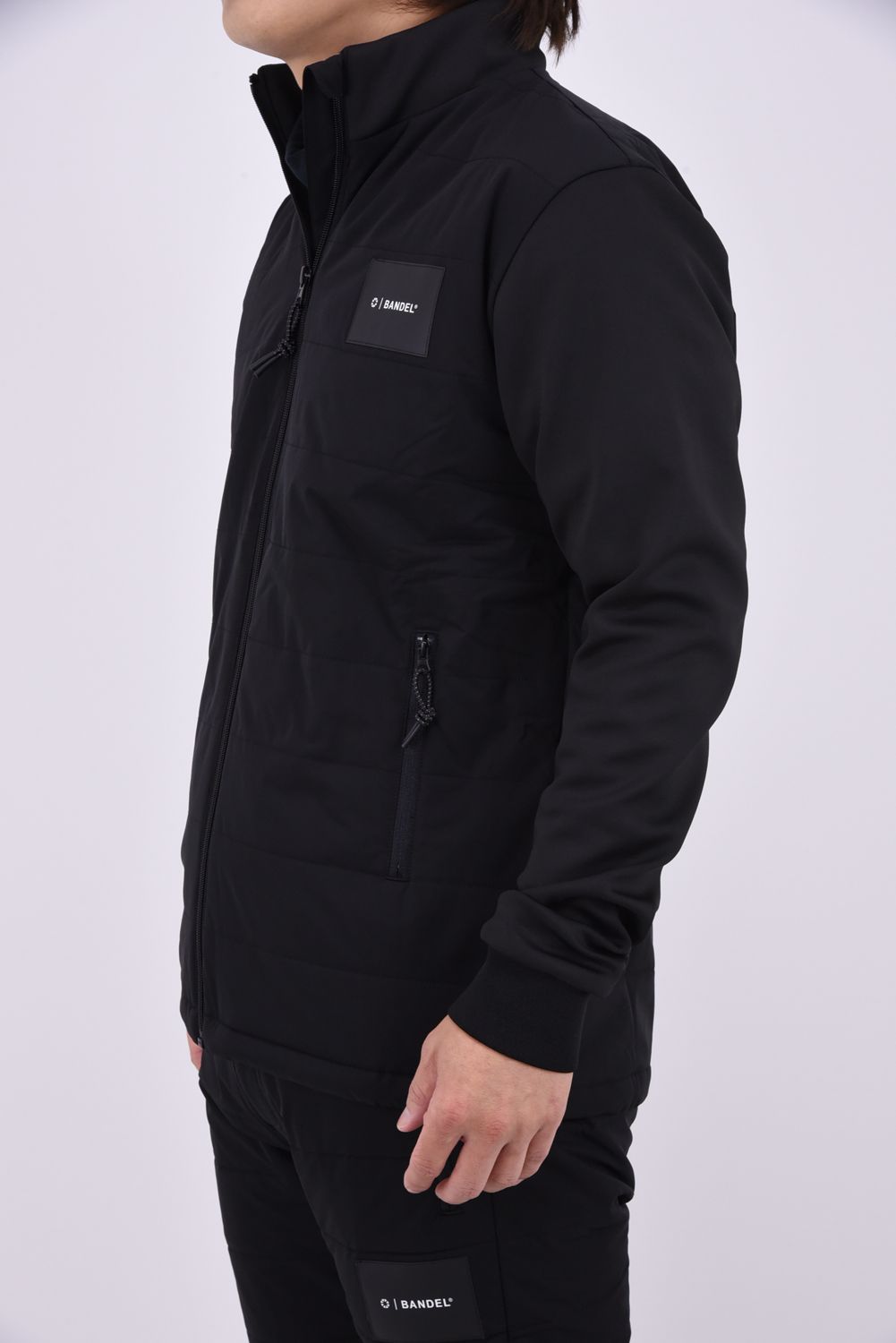 【26AW】 HYBRID PUFFER JACKET / ハイブリッド パファージャケット (ブラック)
