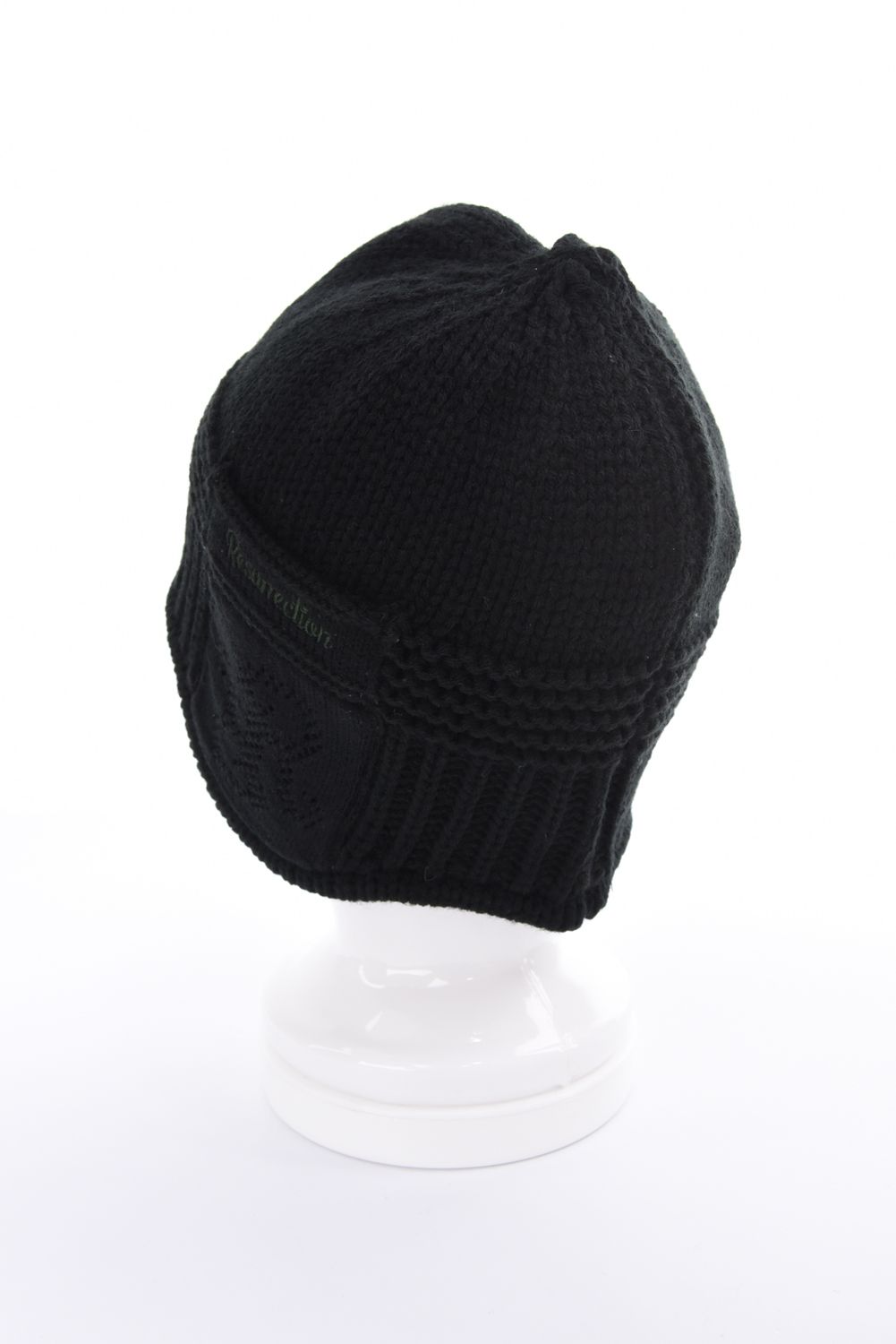 【26AW】 EAR WARMER KNIT CAP / イヤーウォーマー ニットキャップ  (ブラック)