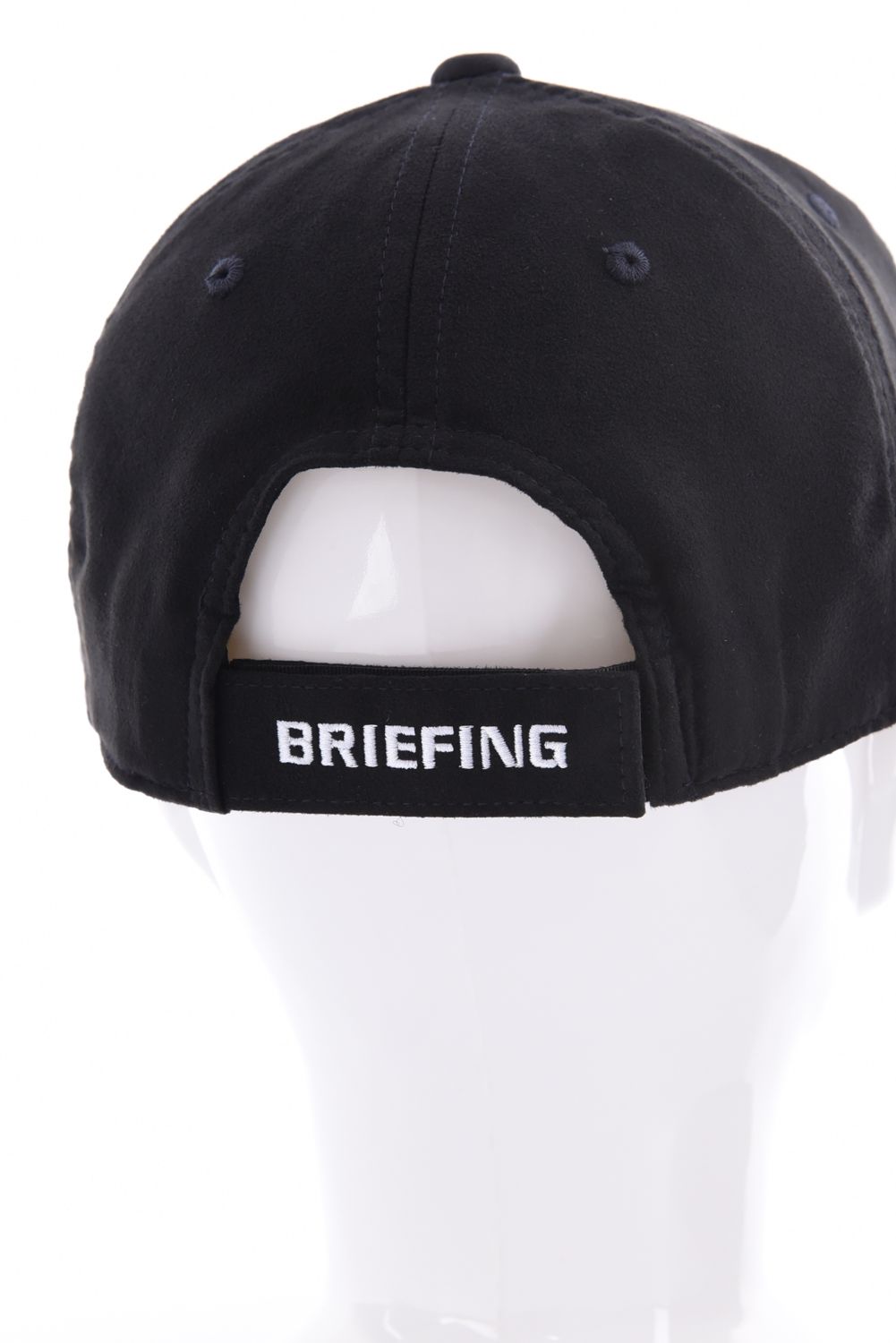 【26AW】 MEN’S SUEDE SMALL BG LOGO CAP / スウェード素材 スモールBGロゴ キャップ (ブラック)