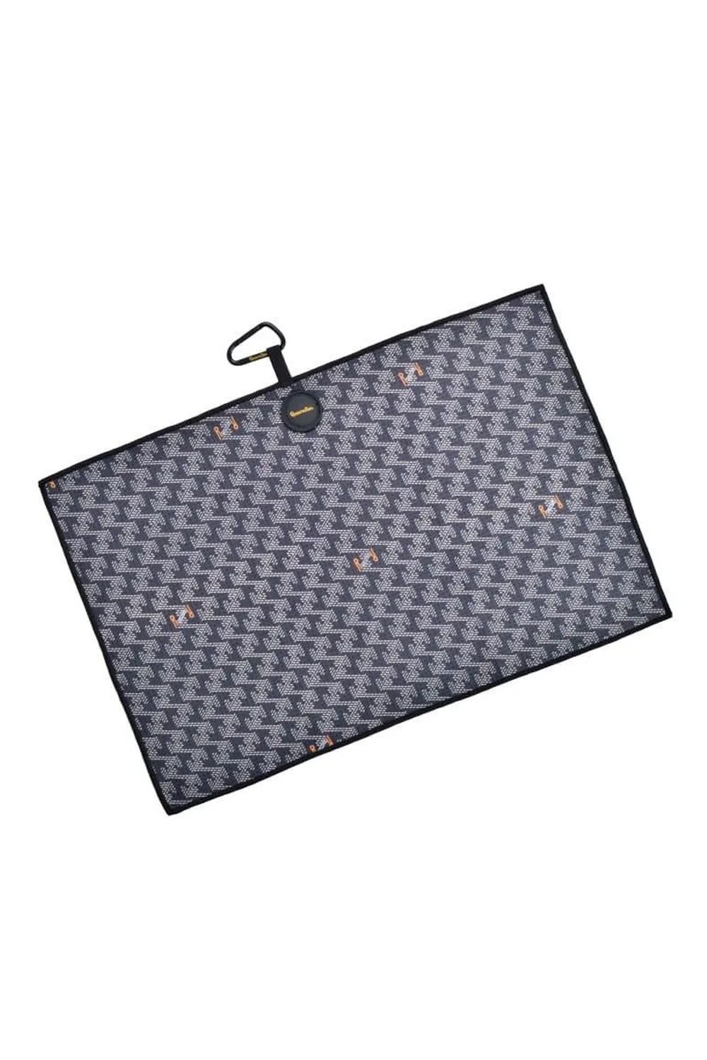 【26AW】 Caddie Towel / カラビナ付き マグネット内蔵 キャディタオル (ダークブラック)