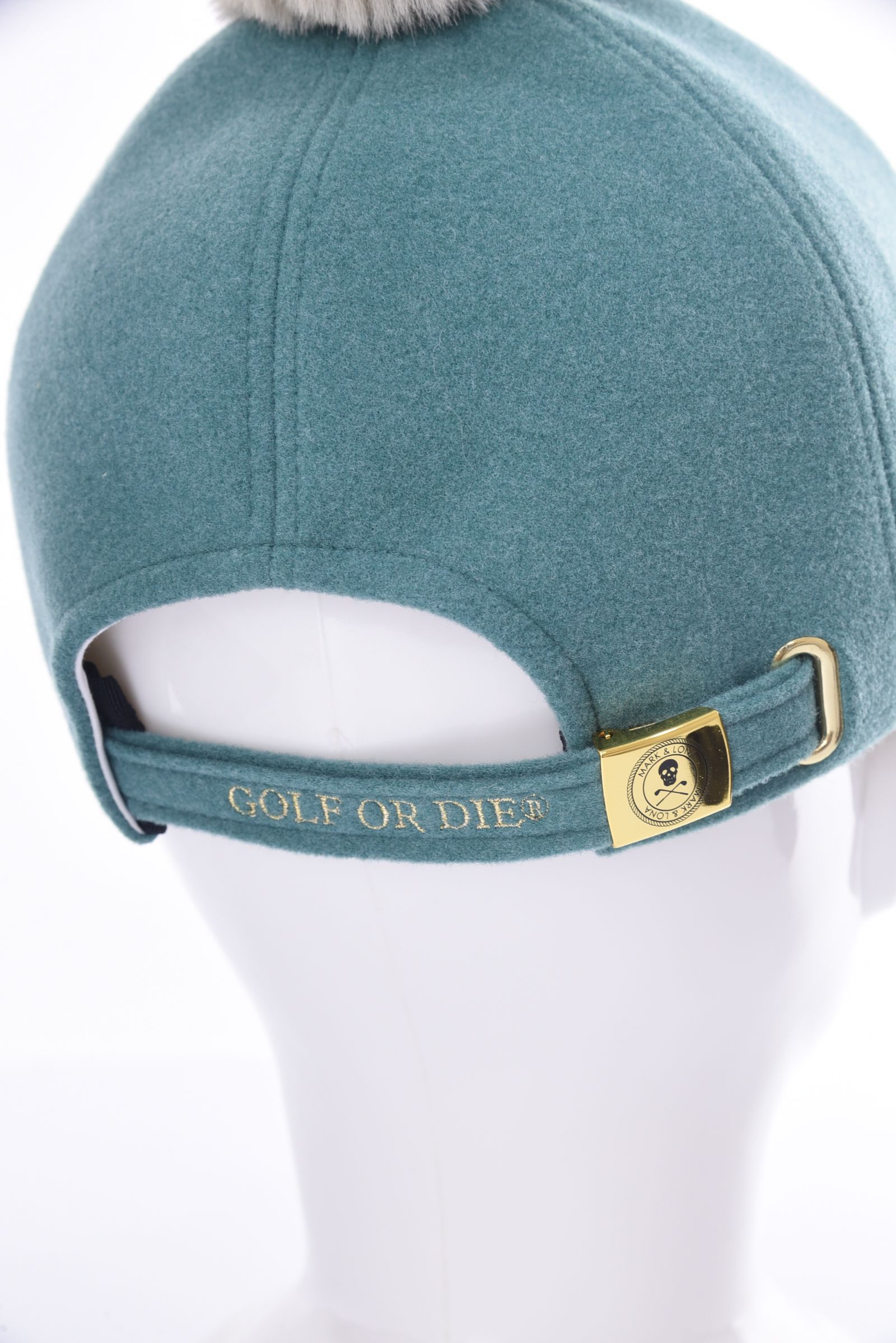【レディース】ATLANTRIS SPARKLE POM CAP / エコファー梵天 キャップ (ミント)