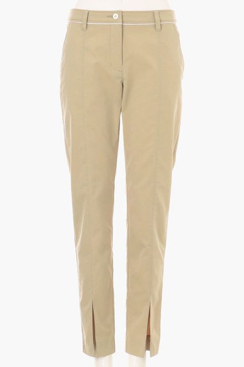 【25AW】【レディース】WS WR STRETCH CENTER STITCH SLIT PANTS / ストレッチパンツ (ベージュ)