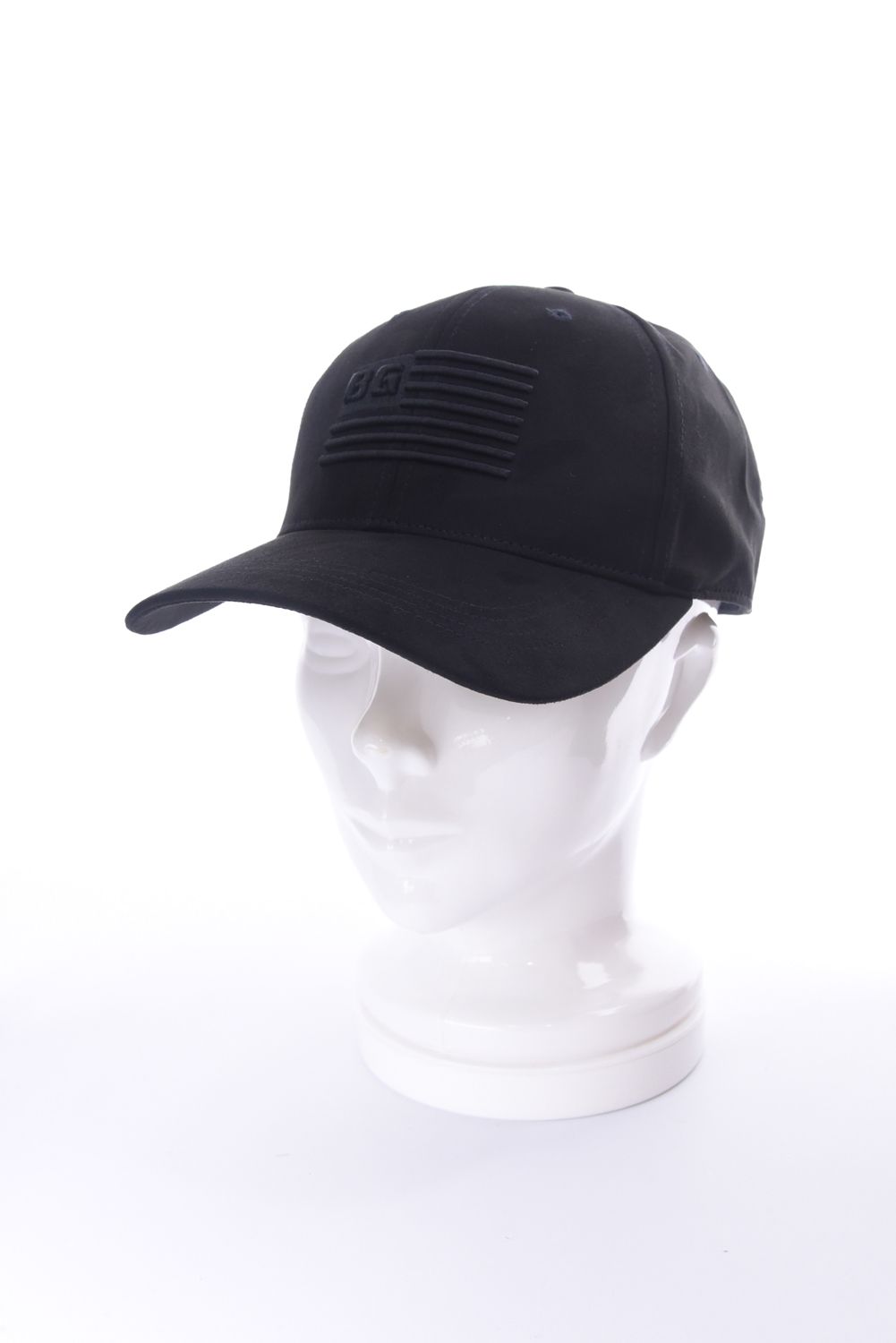 SUEDE CAP / スウェード生地 キャップ (ブラック)