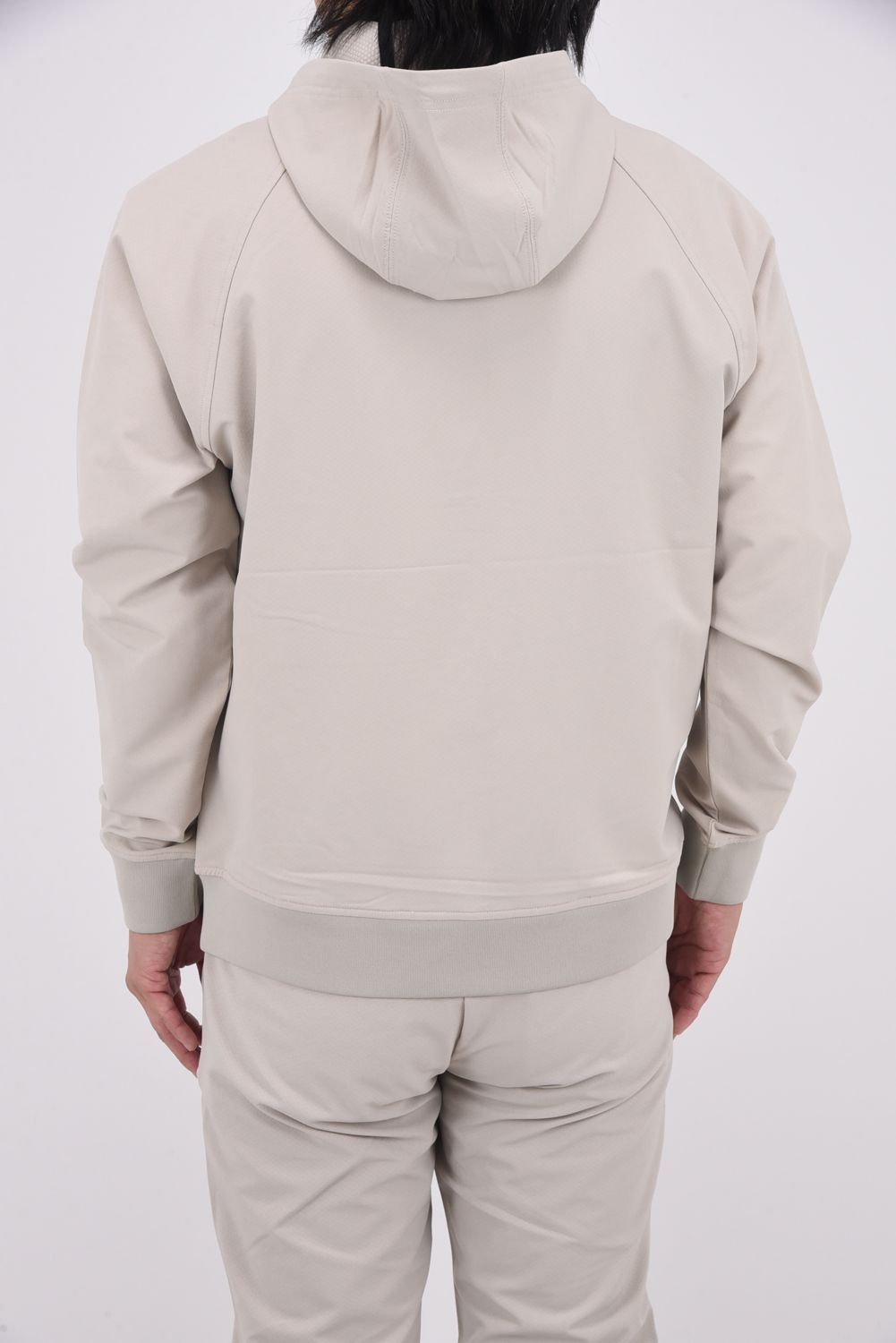 【25AW】 MEN'S STORMFLEECE BACK DOTS PARKA / ストームフリース ジップアップリブパーカー (サンド)