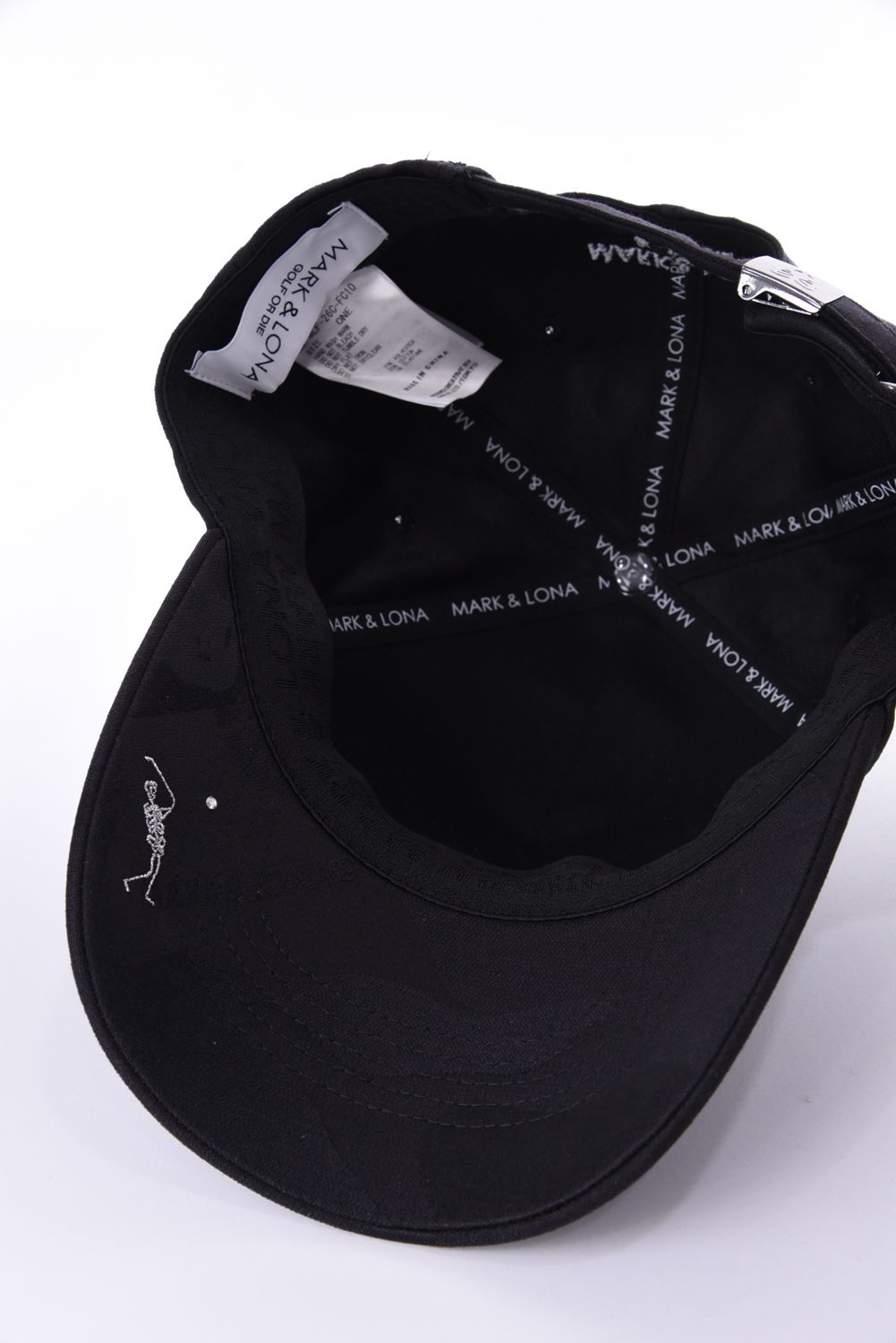 【26AW】 MERCURY CAMO STRETCH CAP / シグネチャーカモ ブランドロゴ刺繍 ストレッチキャップ (ブラック)