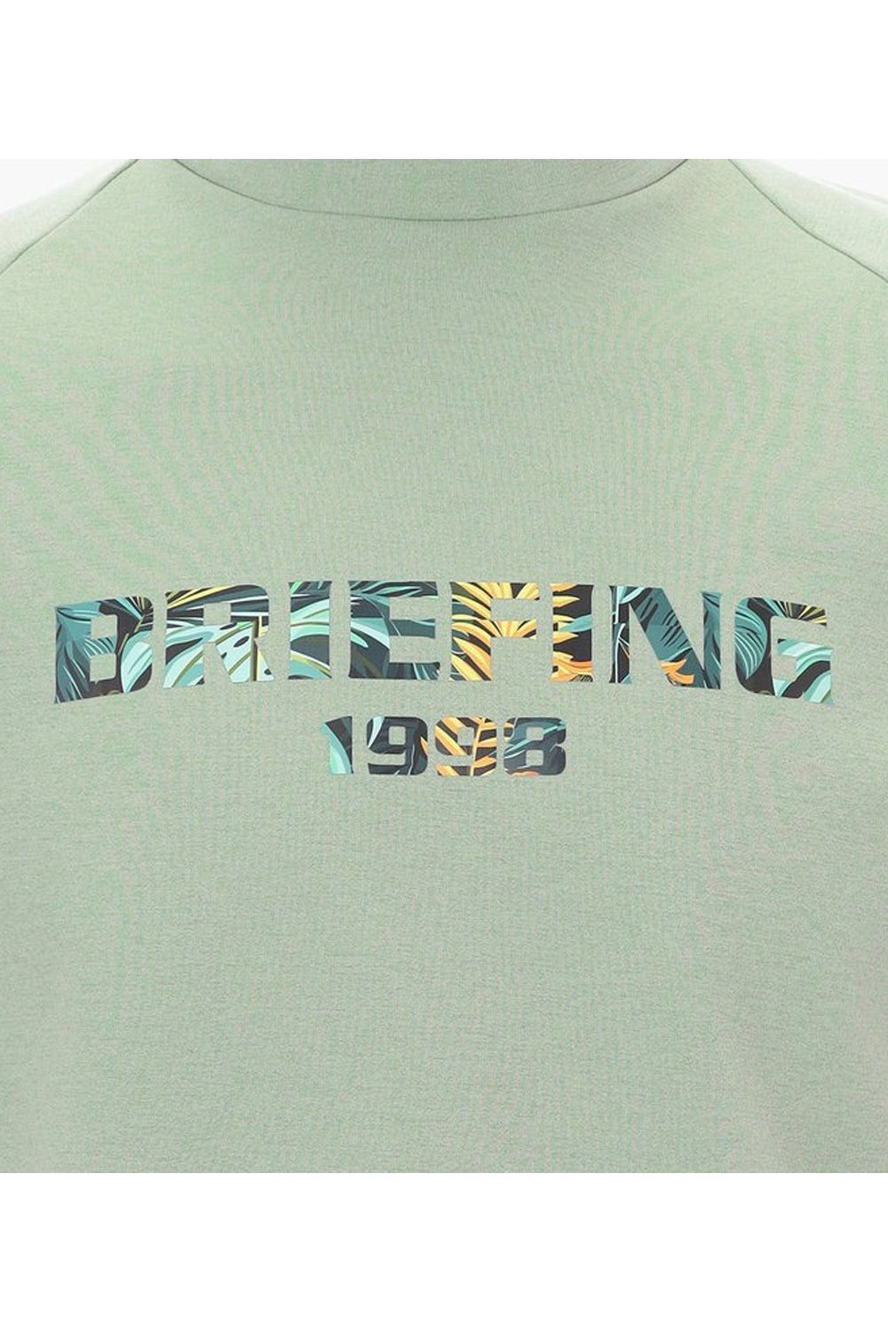 【26SS】 CR MS BOTANICAL LOGO HIGHNECK RF / ボタニカルロゴ モックネックTシャツ (セージグリーン)
