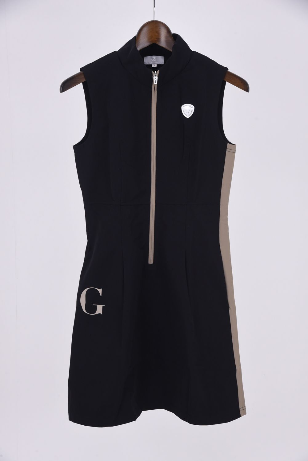 coco 中古 シーピージーゴルフ CPG GOLF レディース ベスト LL 黒 ブラック クルーネックニット CPG GOLF - 【レディース】 ハイストレッチゴルフドレス