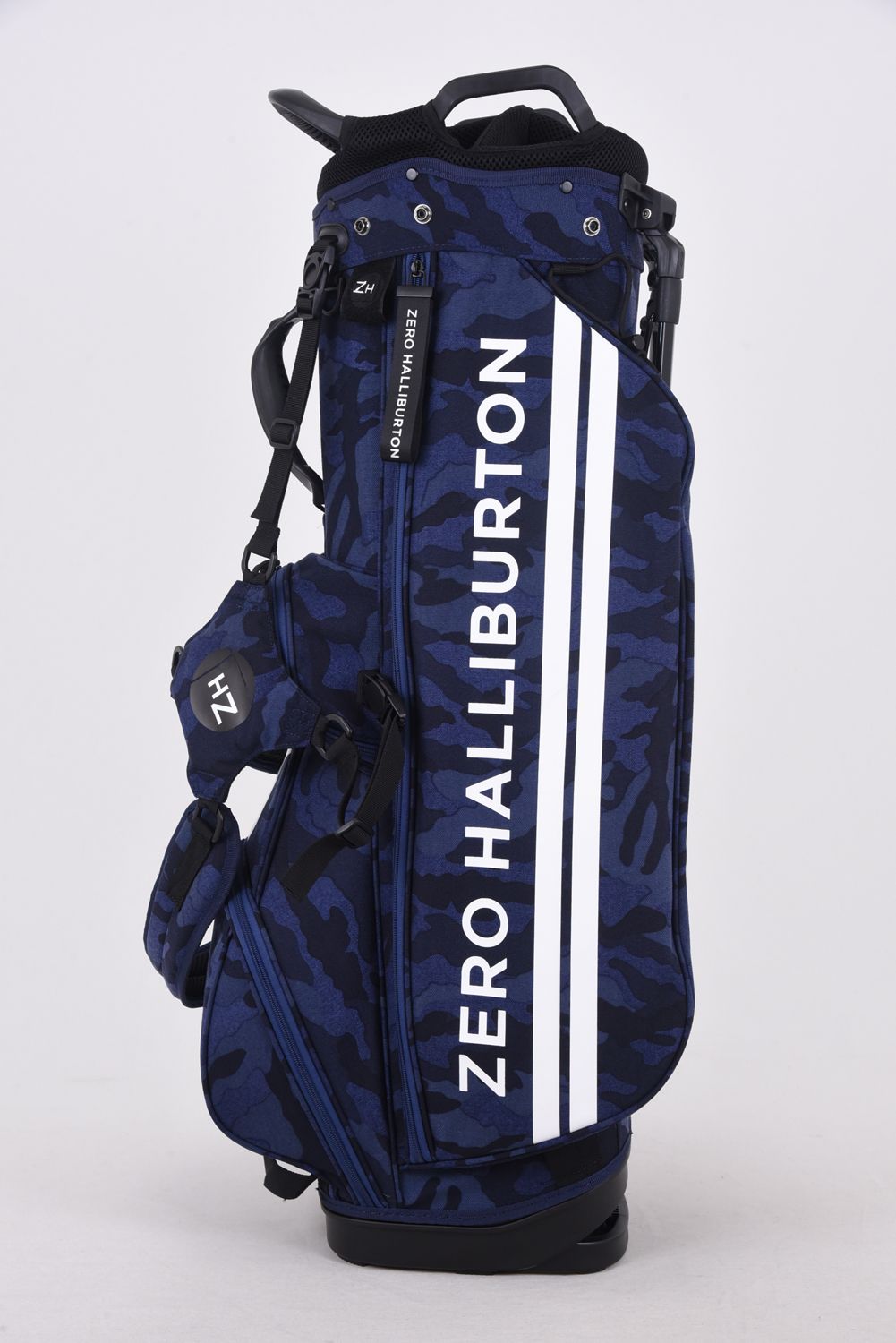 【銀行振込・代金引換不可】【返品・交換不可】【1000Dコーデュラナイロン】Stand Bag ZHG-CB1 / スタンドタイプ キャディバッグ ネイビーカモ