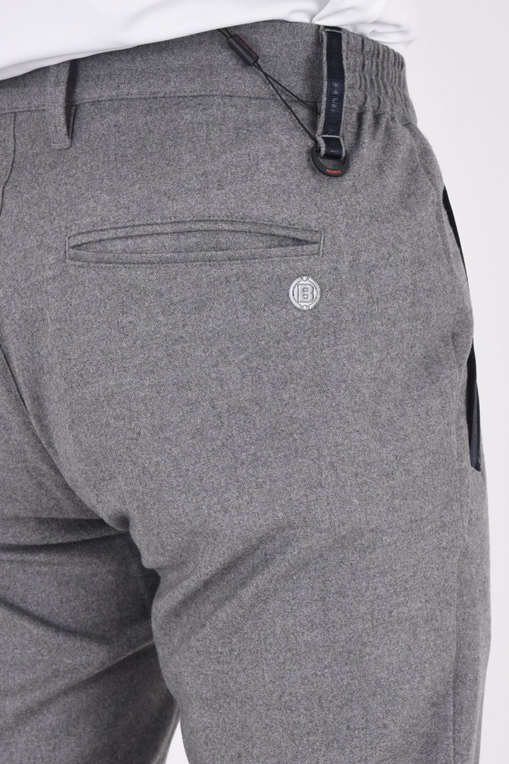 BRIEFING グレー スリムフィットパンツ BRIEFING - MEN'S SOFTTHERMO CREASE PANTS / ソフトサーモ