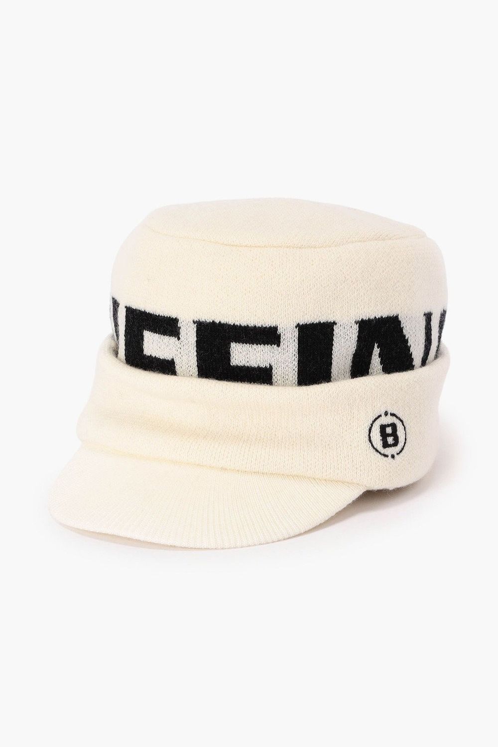 【26AW】 MEN’S WR WOOL KNIT WORK CAP / ブランドロゴ ワークキャップ (ホワイト)