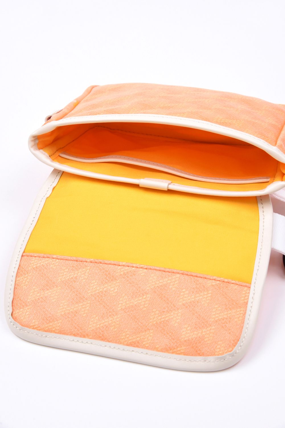 Aix （アイクス）  / ブランド オリジナルテキスタイル ウエストポーチ (サンセット)