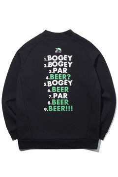 【26AW】 【ユニセックス対応】 COTTON STRETCH MOCK NECK / ダンボール素材 バックプリント モックシャツ (ブラック)