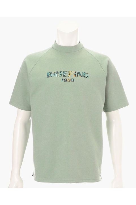 【26SS】 CR MS BOTANICAL LOGO HIGHNECK RF / ボタニカルロゴ モックネックTシャツ (セージグリーン)