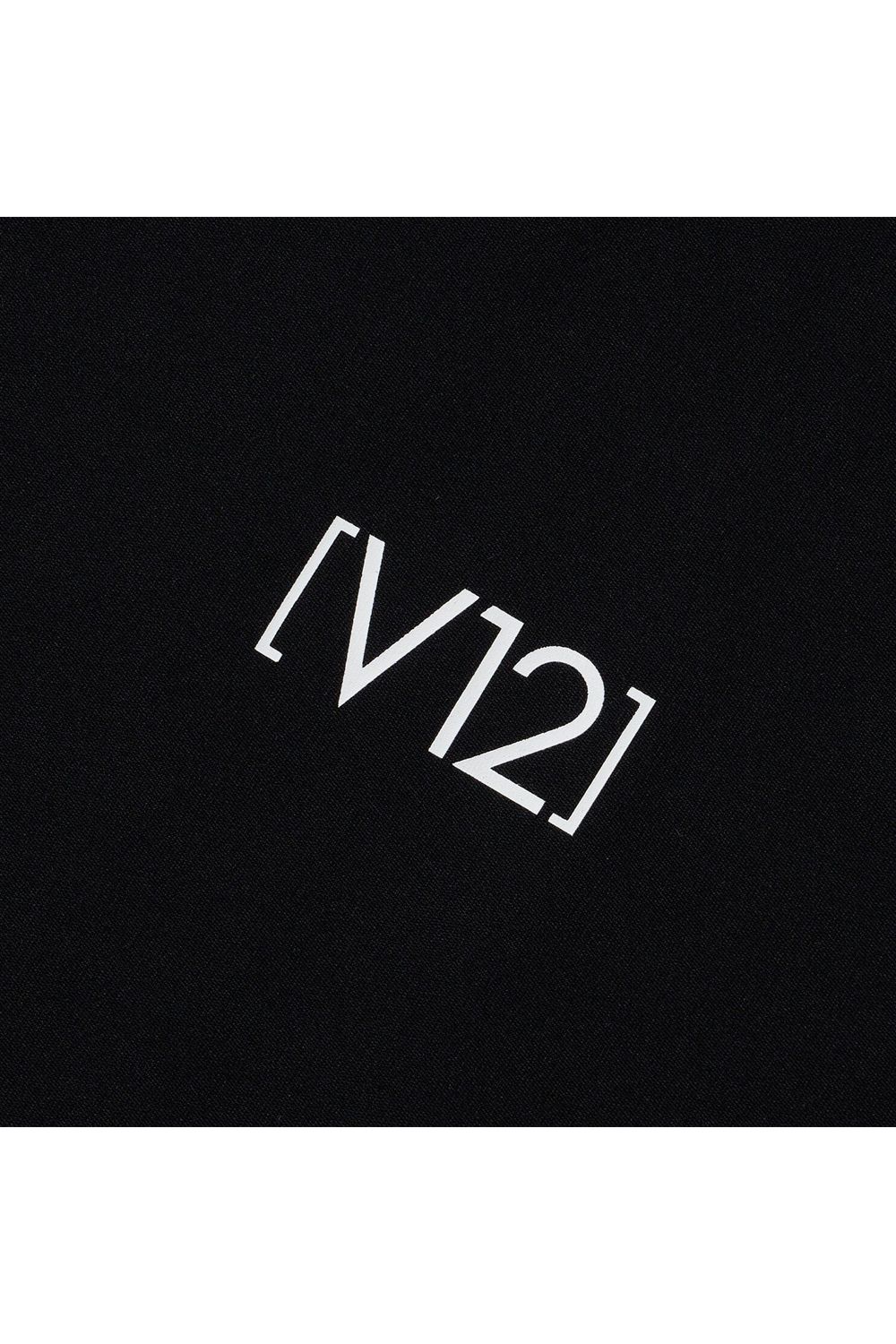 【26SS】【レディース】 ONE HAND MOCK / バイカラージャカード モックネックTシャツ (ブラック)