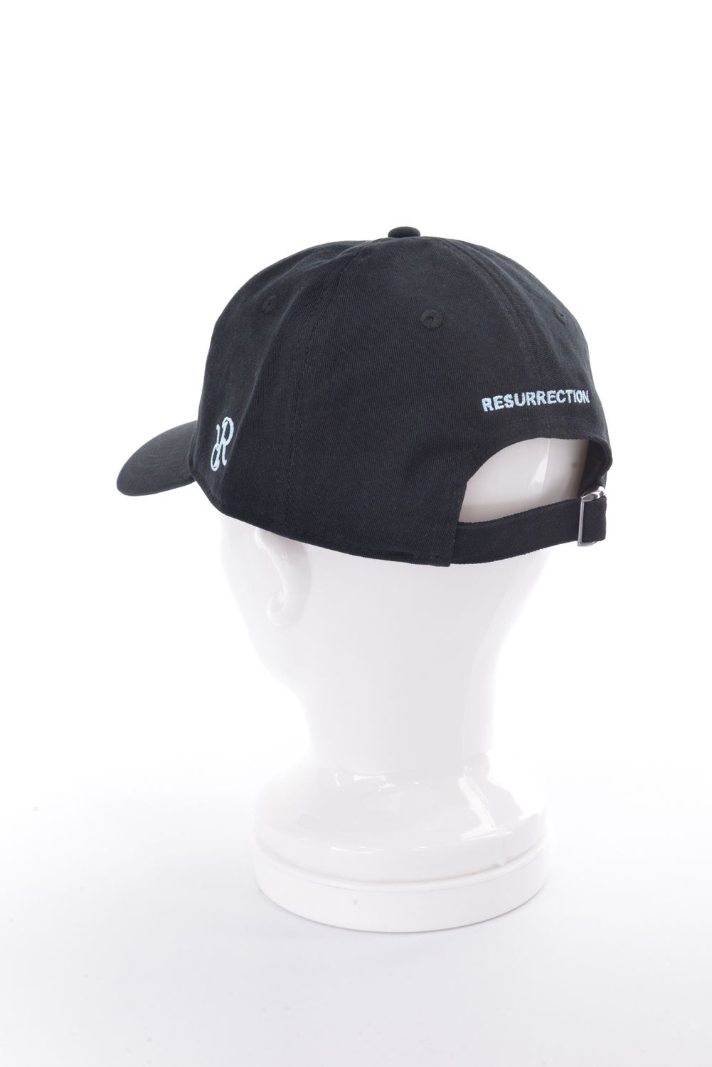 【丸山茂樹プロエディション】 BASIC LOGO CAP / ベーシック ロゴ キャップ (ブラック×ミントブルー)