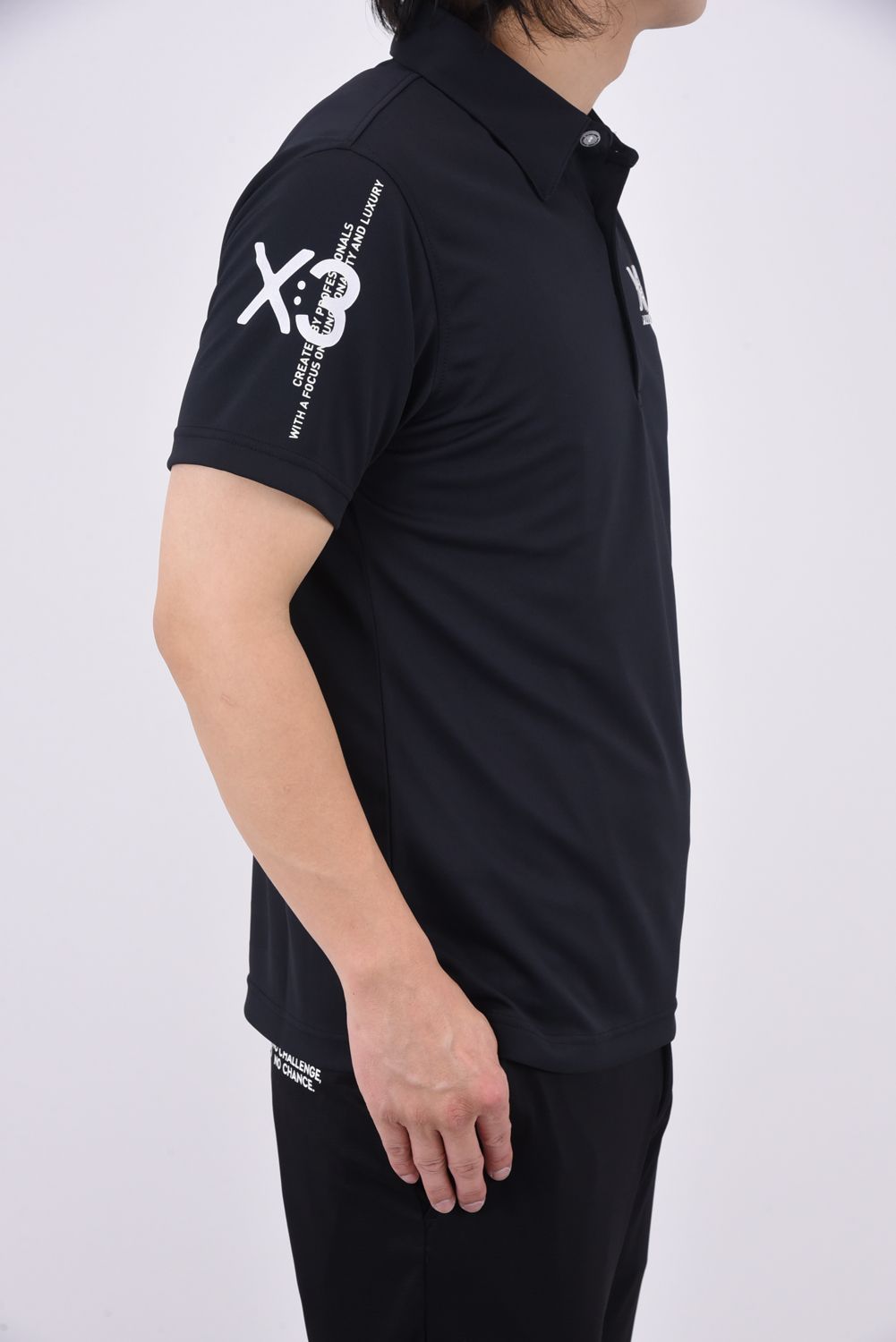 KI-XXX THREE - 【25SS】 POLO / サイドロゴ ポロシャツ