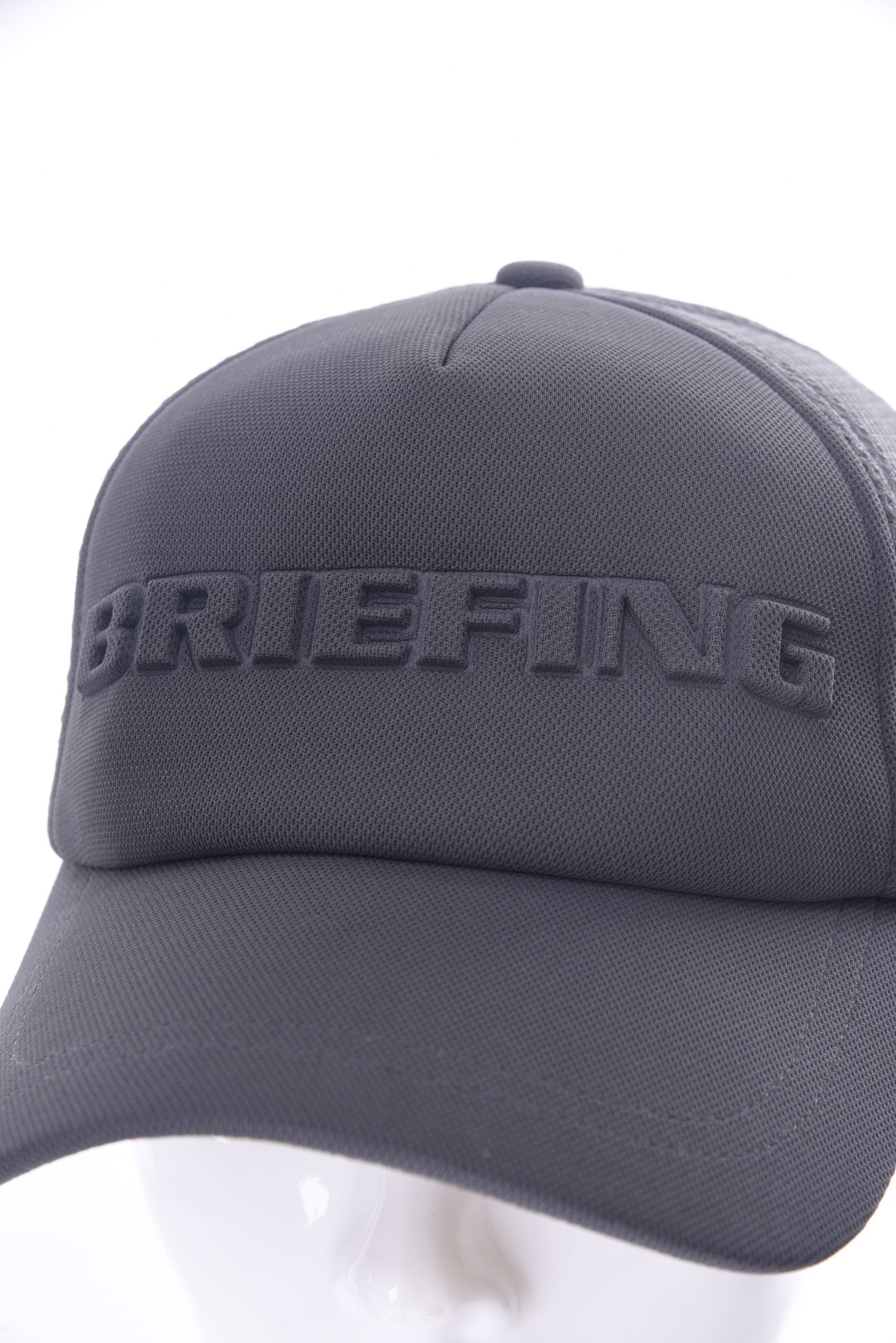 MENS 3D LOGO MESH CAP / 3Dロゴ ベーシック メッシュ グレー