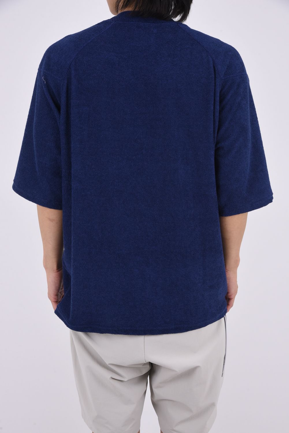 【26SS】 3.6PILE Mockneck SS / 3.6パイル モックネックTシャツ (ネイビー)