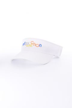 【26SS】 COLORFUL LOGO SUN VISOR / カラフルロゴ刺繍 サンバイザー (ホワイト)