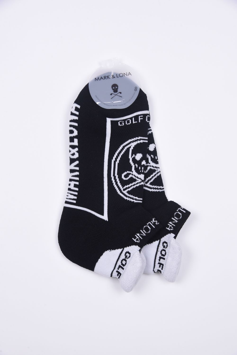 【26SS】【レディース】 ROUND SKULL ATHLETIC LOW SOCKS / サークルスカルジャカード スニーカー丈 ローソックス (ブラック)