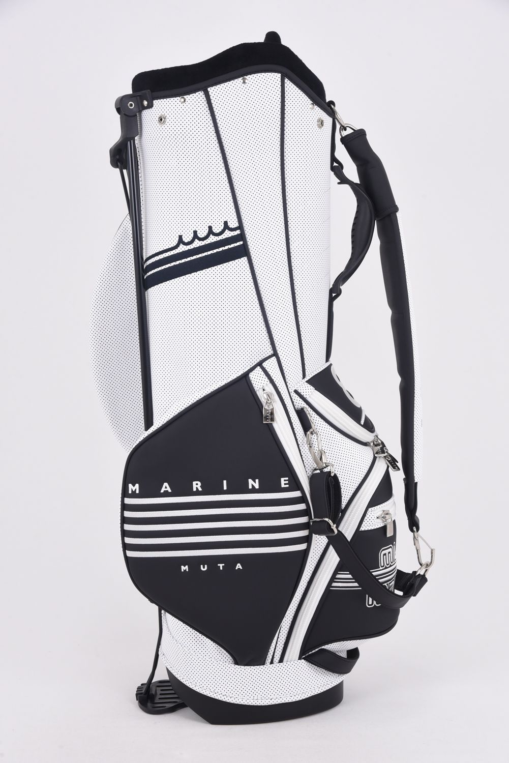 【銀行振込・代金引換不可】【返品・交換不可】 CADDY BAG / CONTINUA バイカラー キャディバッグ (ホワイト)