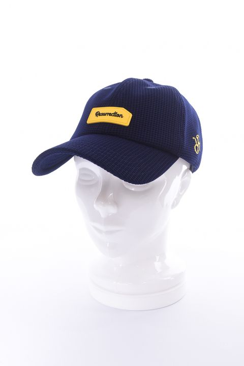 【26SS】 SILICON TAG WAFFLE CAP / シリコンタグ ワッフル キャップ (ネイビー)*