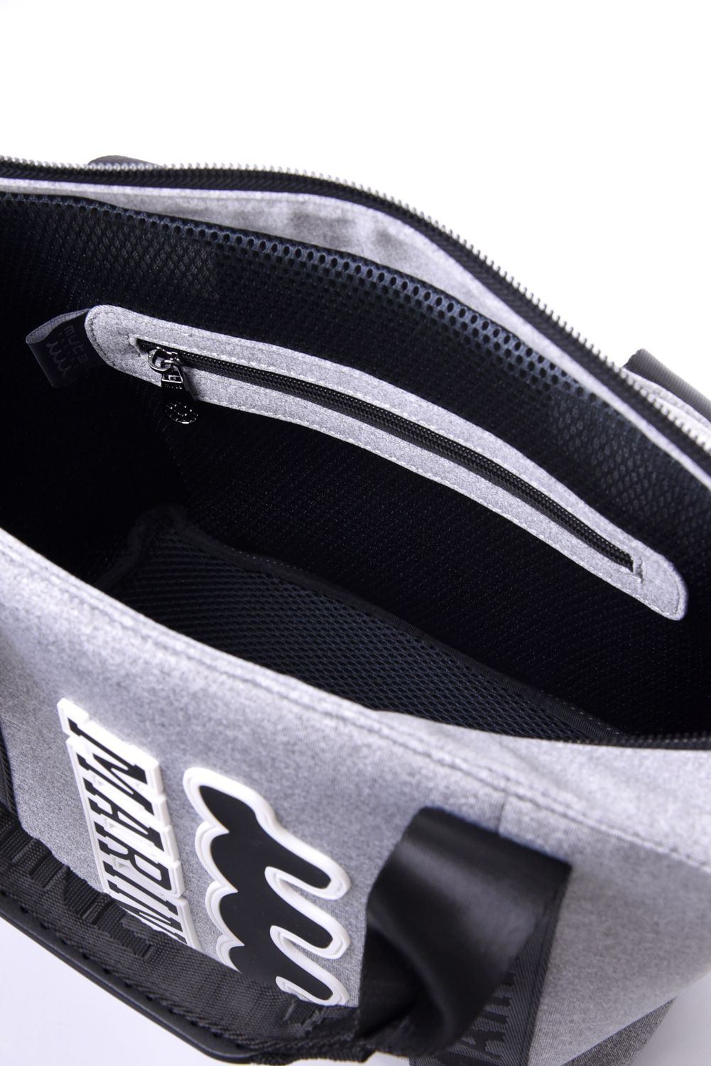 【26AW】 NEOPRENE TOTE BAG / ネオプレーン ウェーブロゴ トートバッグ (グレー)