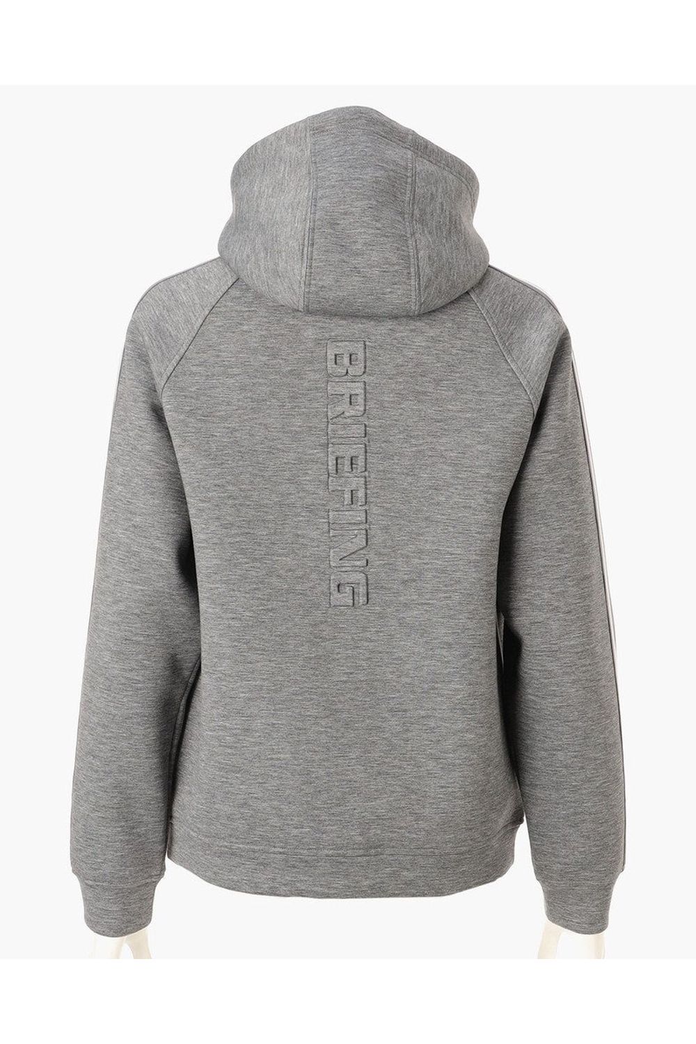 【26AW】【レディース】 WOMEN’S WARM LINE PARKA / ダンボールニット サイドライン ジップアップパーカー (グレー)