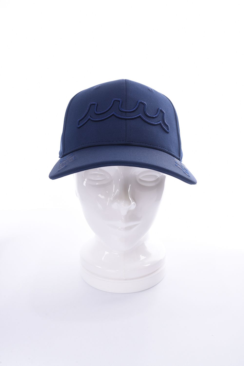 muta - WAVE BRIM LOGO CAP / ブリムロゴ 刺繍 キャップ グレー 