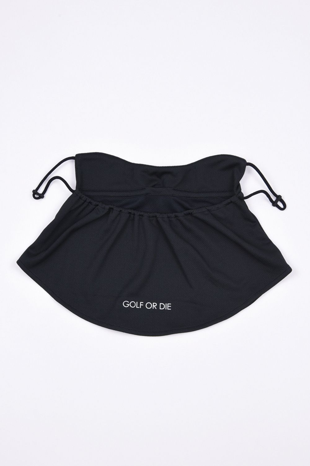 【26AW】 UV SHIELD FACE COVER / 接触冷感 UVカット ブランドロゴ フェイスカバー (ブラック)