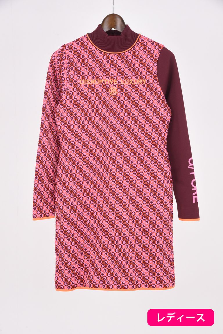G/FORE - WOMENS GMONOGRAM KNIT ONE PIECE / モノグラムパターン 