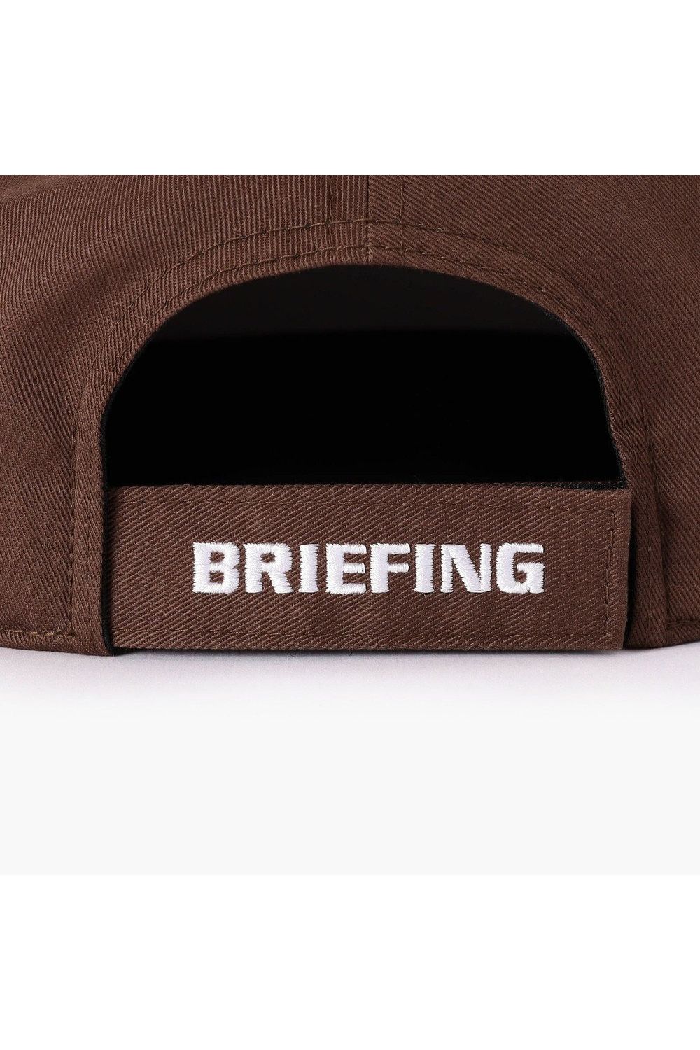 【26AW】 MEN’S BOX LOGO FLAT VISOR CAP / ボックスロゴ刺繍 フラットキャップ (ブラウン)