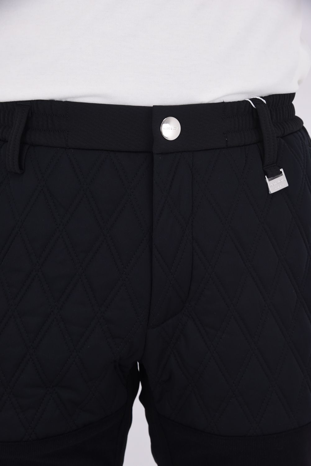 SYNAPCE QUILTED HYBRID TAPERED PANTS / キルティング ハイブリッド パンツ (ブラック)