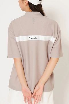 【26SS】【レディース】 AIRY AWA MOCK / ワッフル生地 バックライン モックネックTシャツ (ベージュ)