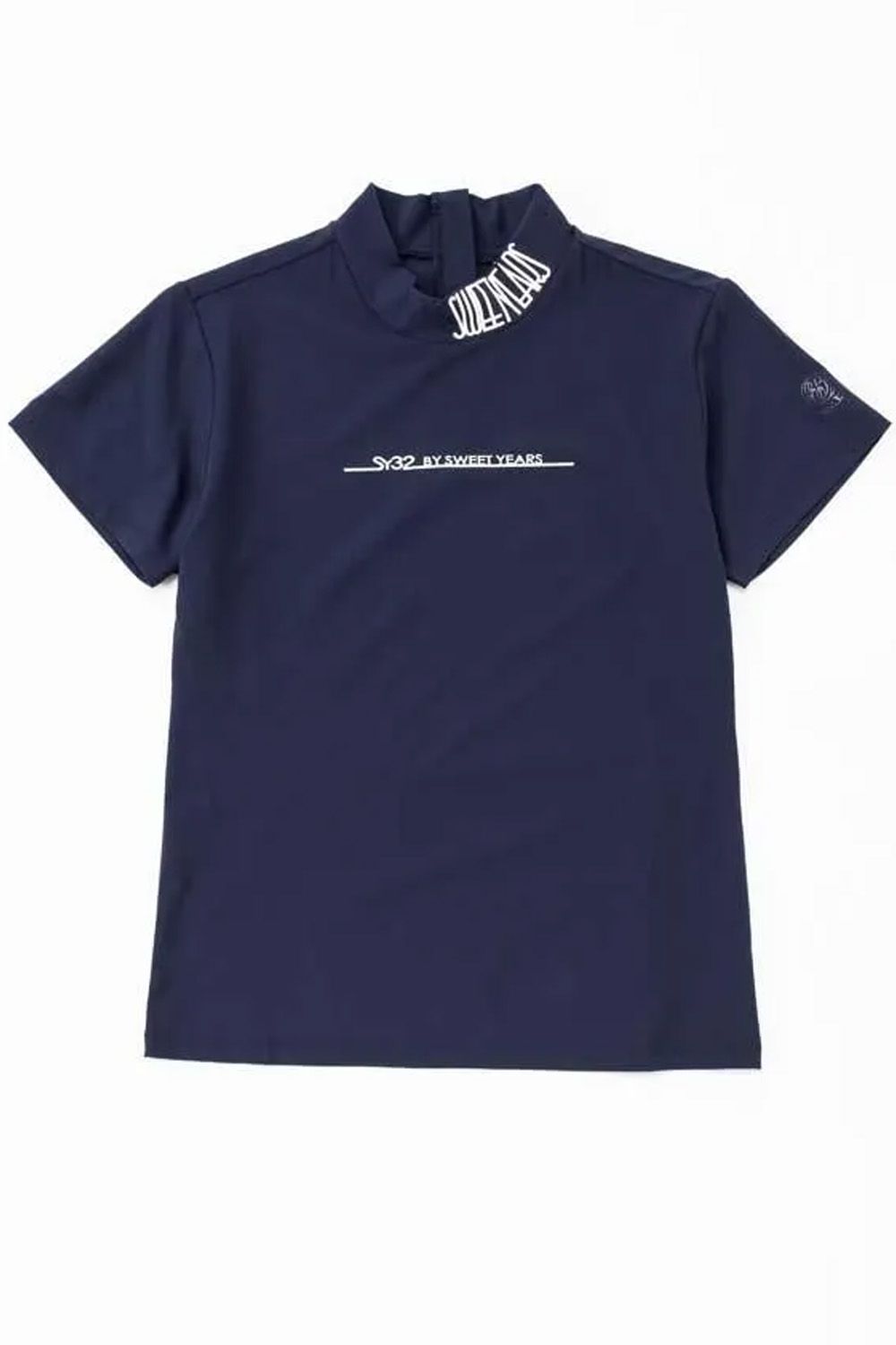 【26SS】【レディース】 BOSELLI MOCK / モックネック Tシャツ (ネイビー)*
