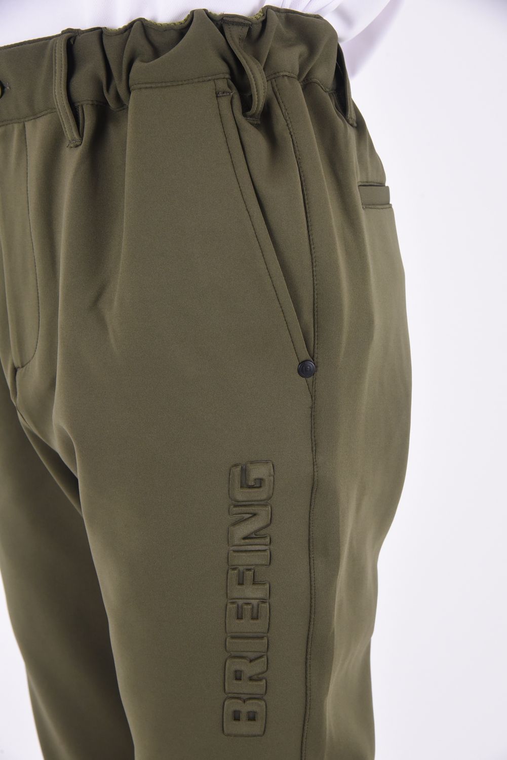 BRIEFING - MENS 3D LOGO SLIM PANTS / エンボスBRIEFINGロゴ フル