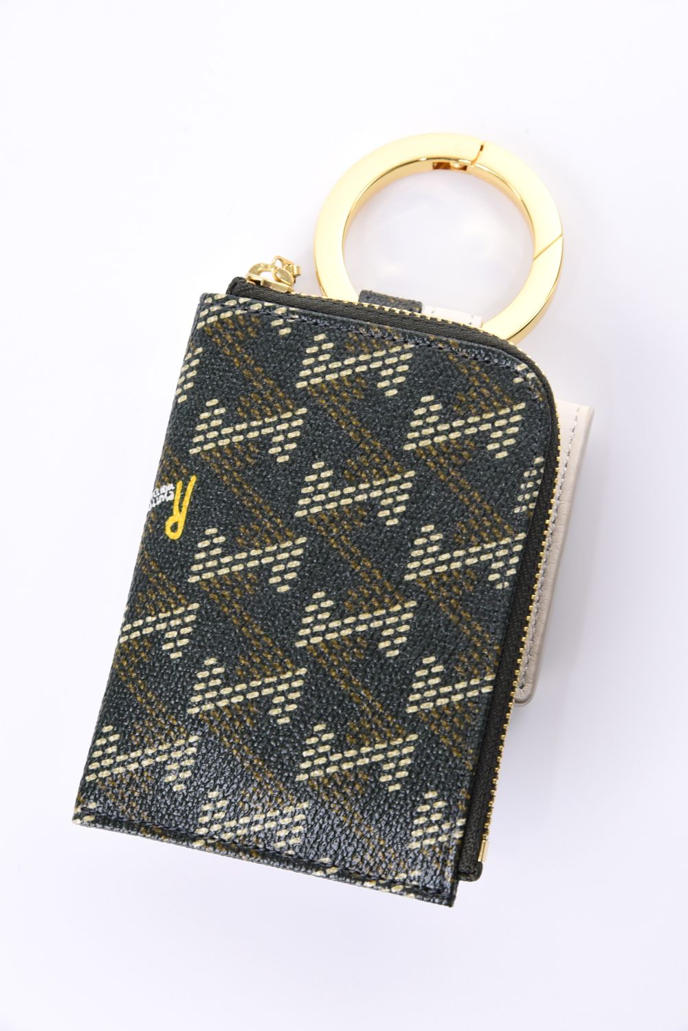 【26AW】【プレゼント好適品】 Canary (カナリー) / ブランドオリジナルテキストスタイル マルチケース (モミ/オフホワイト)*
