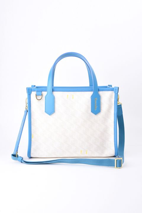 【GOSSIP GOLF別注商品】 LANIUS SQUARE MINI (ラニウス スクエア ミニ) / ブランドオリジナルテキスタイル カートバッグ （ウルトラマリン / Hイエローライニング） (4月末入荷予定）