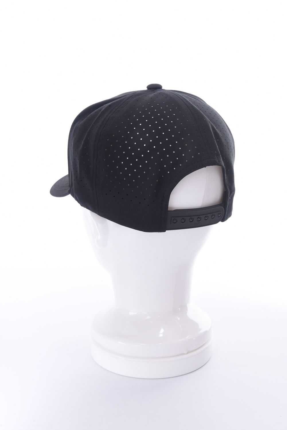 【26SS】 SNAPBACK CAP 113G / サークルデザイン パンチングメッシュ スナップバックキャップ  (ブラック)