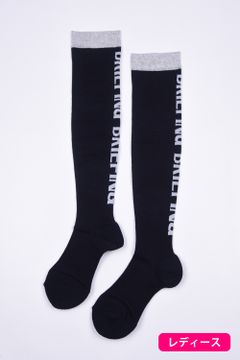 WOMENS CORDURA OVER KNEE SOCKS / ブランドロゴ コーデュラ ニーハイソックス ネイビー レディース