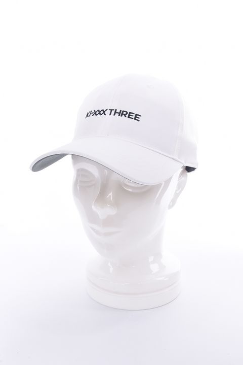 LOGO CAP / ロゴ刺繡 ベースボールキャップ (ホワイト)