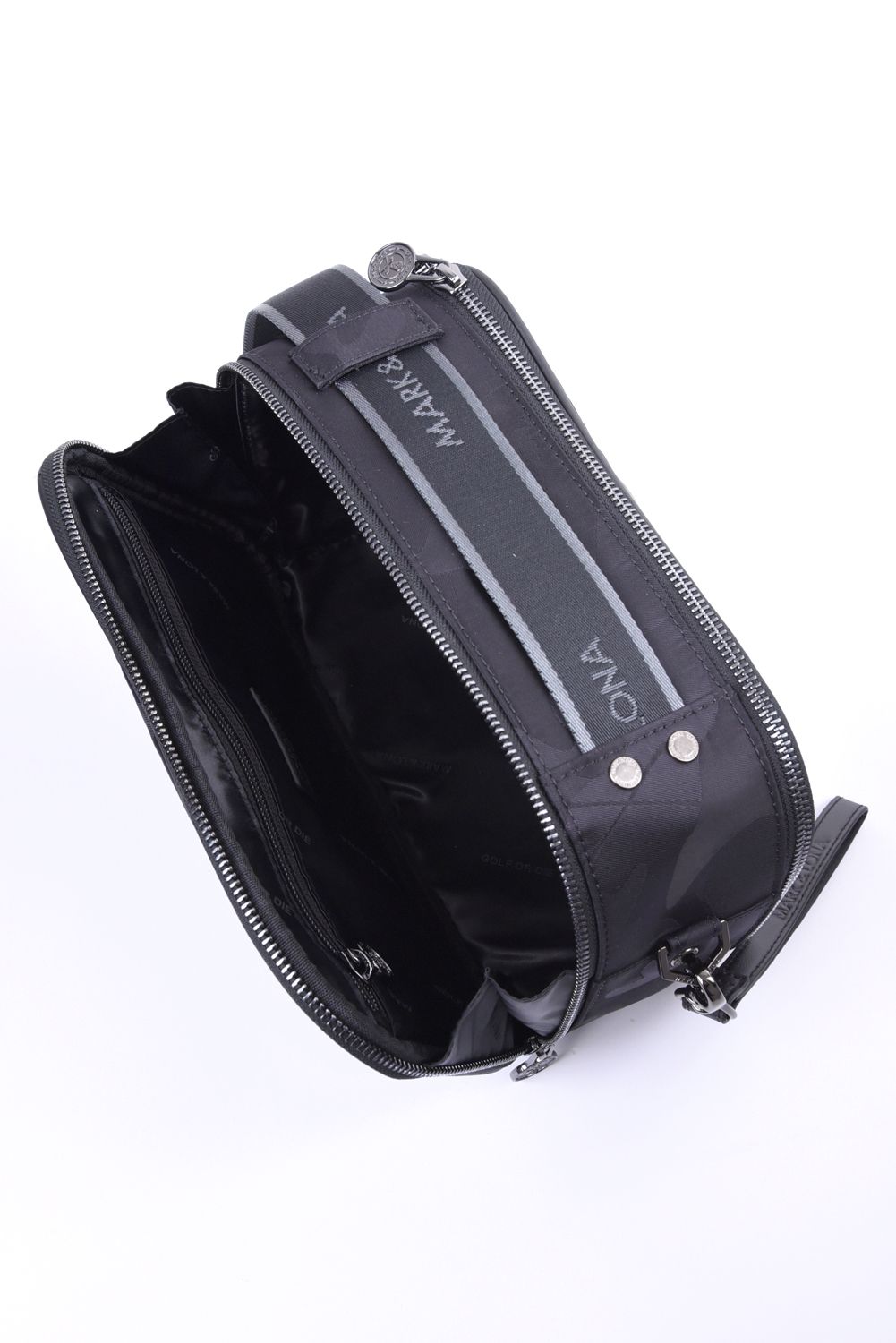 【26AW】 PREMIUM GAUGE 2-WAY BAG / コーデュラナイロン シンセティックレザー スカルカモジャカード 2WAYバッグ (ブラック)