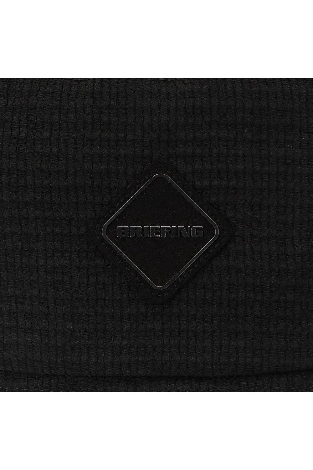 【26SS】【レディース】 WOMEN'S SEERSUCKER CORD STRAP WIDE HAT / シアサッカー コードストラップ付き バケットハット (ブラック)