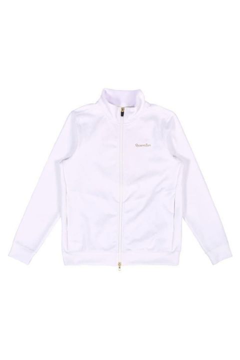 【25AW】【レディース】 JACQUARD STAND COLLAR JACKET / ジャガード スタンド カラージャケット (ホワイト)*