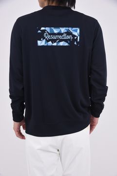 【25AW】 CUBISM LOGO CREW NECK SWEAT / ダンボールニット キュビズムロゴ クルーネックスウェット (ブラック)*