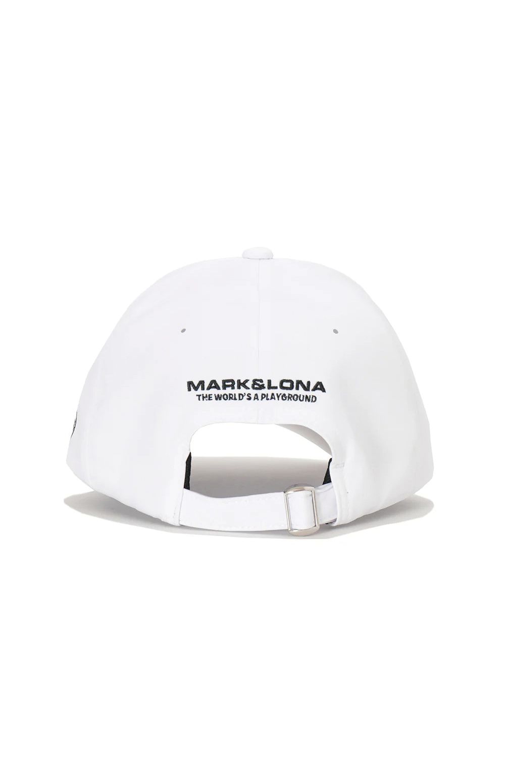 【26SS】【FER COLLECTION】 SWAG LOGO DRY TECH CAP / 3Dグラフィックロゴ刺繍 ベースボールキャップ (ホワイト)