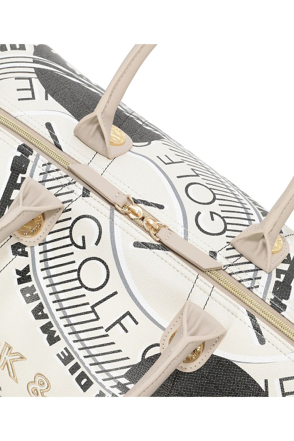 【2026SS 木村拓哉さん着用 VOL.3】 ATLAS CONVERTIBLE BOSTON BAG / アイアンスカル シンセティックレザー 2WAYボストンバッグ (ベージュ) (2月18日入荷予定)