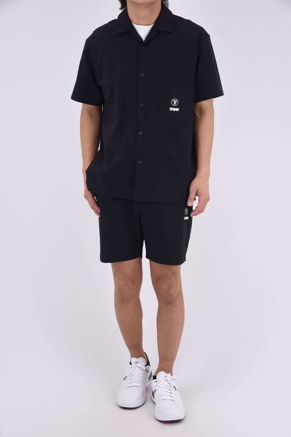 TFW49 - 【26SS】 COMBINATION SHORTS / 異素材切り替え ショート