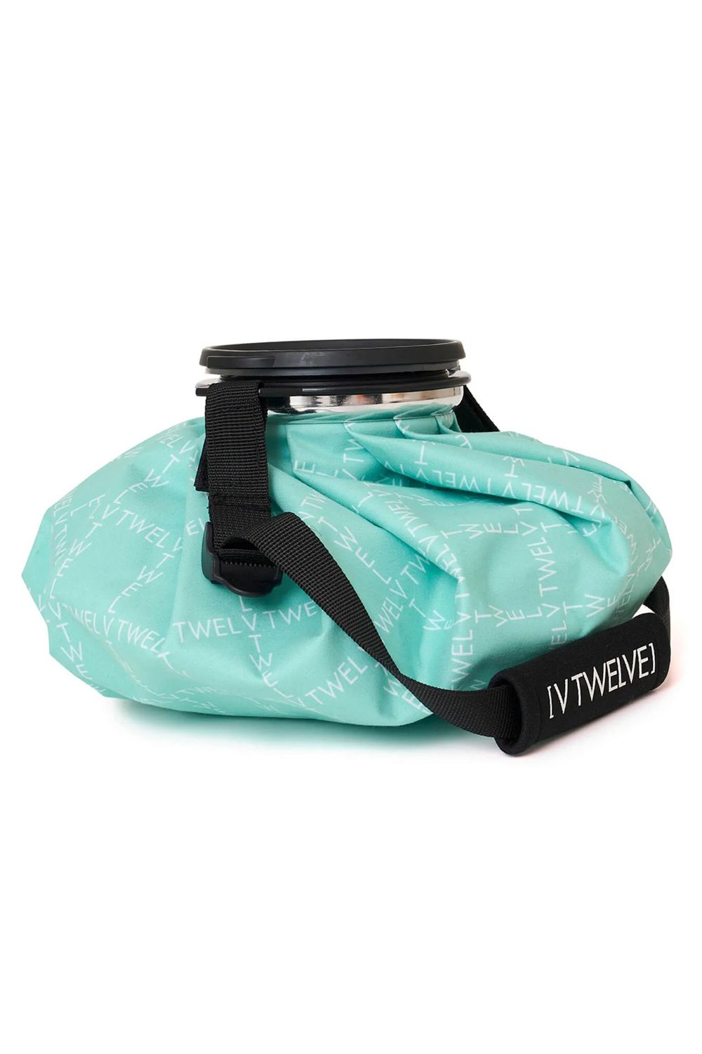 【26SS】 TYPO GRID ICE BAG / ブランドロゴ総柄 アイスバッグ (ターコイズ)