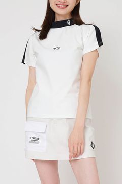 【25SS】【レディース】 RG MOCK / バックロゴ モックネックTシャツ (ホワイト)